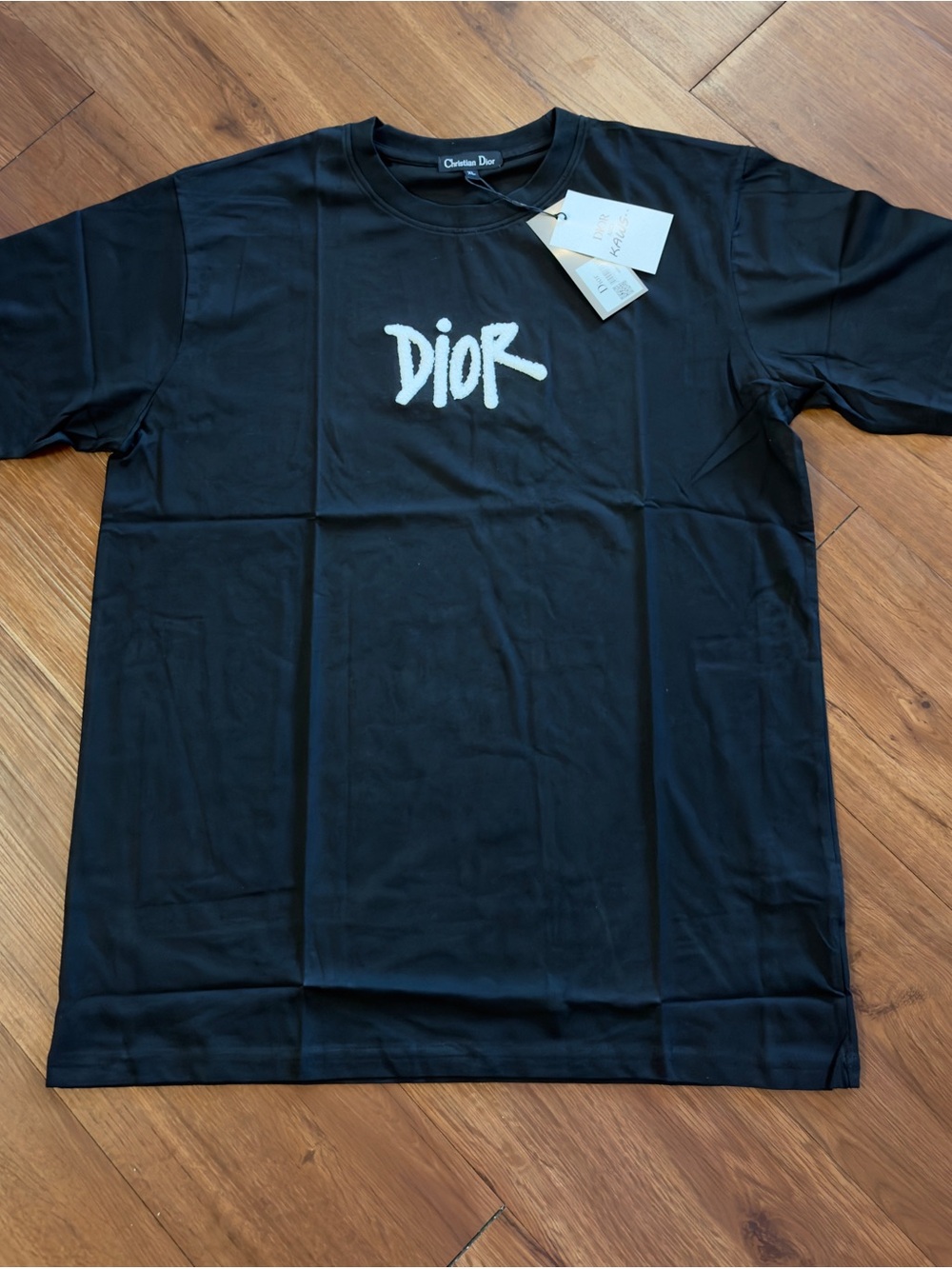 Dior Black Logo Graphic T-Shirt
